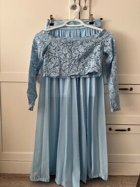 Crop top and maxi skirt - matching set
